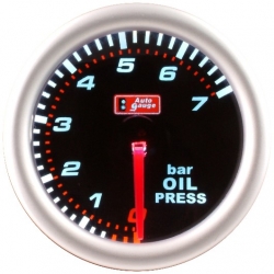 Wskaźnik ciśnienia oleju Auto Gauge Smoke