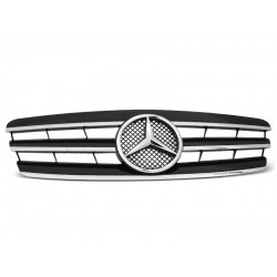 Grill MERCEDES W203 00-07 CL STYLE BLACK CHROME