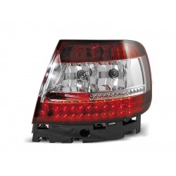 Lampy tylne AUDI A4 B5 11.94-09.00 RED WHITE LED
