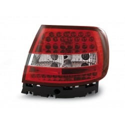 Lampy tylne AUDI A4 11.94-09.00 RED WHITE LED
