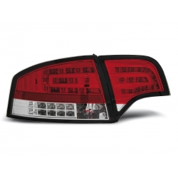 Lampy tylne AUDI A4 B7 11.04-03.08 SEDAN RED WHITE LED