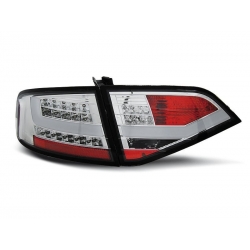 Lampy tylne AUDI A4 B8 08-11 SEDAN CHROME LED
