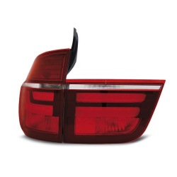 Lampy tylne BMW X5 E70 03.07-05.10 RED WHITE LED