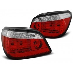 Lampy tylne BMW E60 07.03-07 RED WHITE LED SEQ