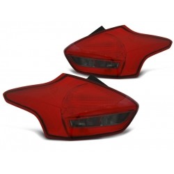 Lampy tylne FORD FOCUS 3 15- HATCHBACK RED SMOKE LED