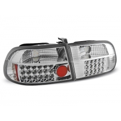 Lampy tylne HONDA CIVIC 09.91-08.95 2D/4D CHROME LED