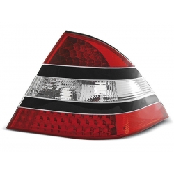 Lampy tylne MERCEDES W220 S-KLASA 09.98-05.05 RED BLACK LED