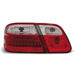 Lampy tylne MERCEDES W210 95-03.02 RED WHITE LED