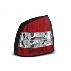 Lampy tylne OPEL ASTRA G 09.97-02.04 3D/5D RED WHITE LED
