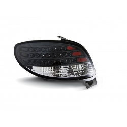 Lampy tylne PEUGEOT 206 10.98- BLACK LED