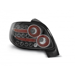 Lampy tylne PEUGEOT 206 10.98- BLACK LED