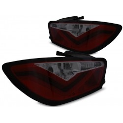 Lampy tylne SEAT IBIZA 6J 3D 06.08-12 RED SMOKE LED BAR
