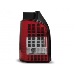 Lampy tylne VW T5 04.03-09 RED WHITE LED