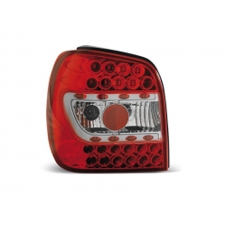 Lampy tylne VW POLO 6N 10.94-09.99 RED WHITE LED