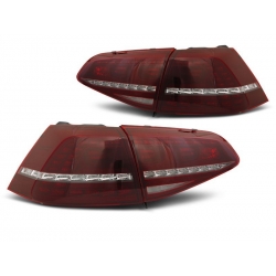 Lampy tylne VW GOLF 7 13-17 RED WHITE LED SEQ R LOOK