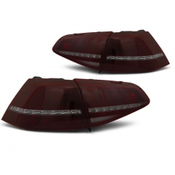 Lampy tylne VW GOLF 7 13- RED SMOKE LED SEQ R LOOK