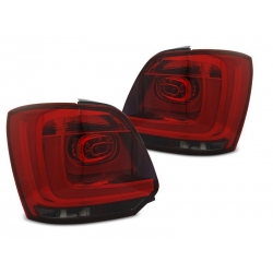 Lampy tylne VW POLO 09-13 RED SMOKE LED BAR