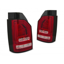 Lampy tylne VW T6 2015- RED WHITE SEQ LED BAR OEM LED