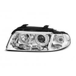 Lampy przednie AUDI A4 B5 01.99-09.00 ANGEL EYES CHROME