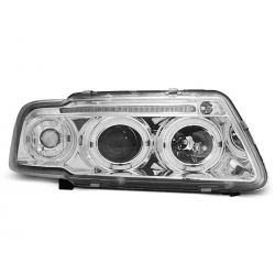 Lampy przednie AUDI A3 8L 08.96-08.00 ANGEL EYES CHROME