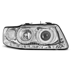 Lampy przednie AUDI A3 8L 09.00-05.03 ANGEL EYES CHROME