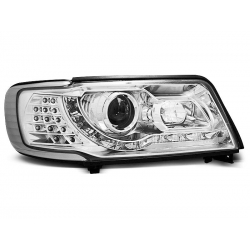 Lampy przednie AUDI 100 C4 12.90-06.94 DAYLIGHT CHROME