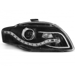 Lampy przednie AUDI A4 B7 11.04-03.08 DAYLIGHT BLACK