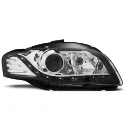 Lampy przednie AUDI A4 B7 11.04-03.08 DAYLIGHT BLACK