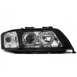 Lampy przednie AUDI A6 C5 06.01-05.04 ANGEL EYES BLACK