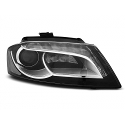 Lampy przednie AUDI A3 8P 08-12 BLACK TRU DRL