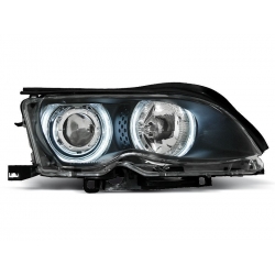 Lampy przednie BMW E46 09.01-03.05 ANGEL EYES BLACK