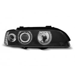 Lampy przednie BMW E39 09.95-06.03 ANGEL EYES BLACK CCFL