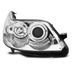 Lampy przednie CITROEN C4 04-10 ANGEL EYES CHROME