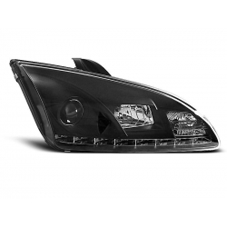 Lampy przednie FORD FOCUS II 09.04-01.08 DAYLIGHT BLACK