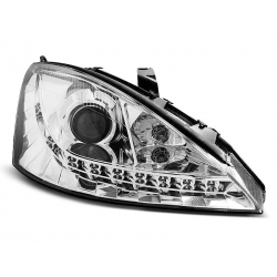 Lampy przednie FORD FOCUS 10.98-10.01 DAYLIGHT CHROME