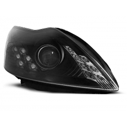 Lampy przednie FORD FOCUS 02.08-10 DAYLIGHT BLACK
