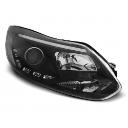 Lampy przednie FORD FOCUS MK3 11- 10.14 TUBE LIGHTS BLACK
