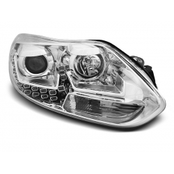 Lampy przednie FORD FOCUS MK3 11- 10.14 DAYLIGHT CHROME