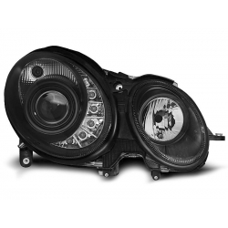 Lampy przednie MERCEDES W211 E-KLASA 05.06-09 DAYLIGHT BLACK