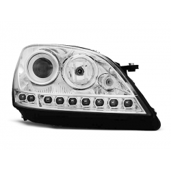 Lampy przednie MERCEDES W164 ML M-KLASA 05-07 DAYLIGHT CHROME