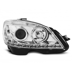 Lampy przednie MERCEDES W204 07-10 CHROME H7
