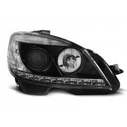 Lampy przednie MERCEDES W204 07-10 BLACK H7