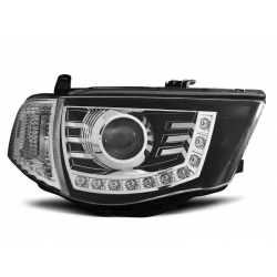 Lampy przednie MITSUBISHI L200 06-10 DAYLIGHT BLACK