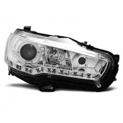Lampy przednie MITSUBISHI LANCER 8 08- DAYLIGHT CHROME