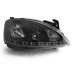 Lampy przednie OPEL CORSA C 11.00-09.06 DAYLIGHT BLACK