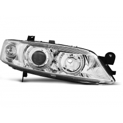 Lampy przednie OPEL VECTRA B 99-02 ANGEL EYES CHROME