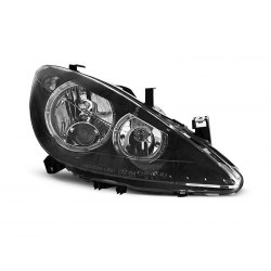 Lampy przednie PEUGEOT 307 04.01-06.05 ANGEL EYES BLACK
