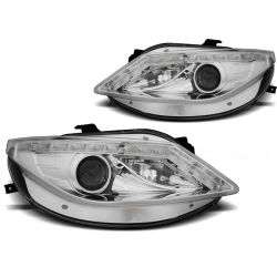Lampy przednie SEAT IBIZA 6J 06.08-12 DAYLIGHT CHROME