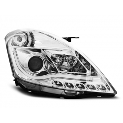 Lampy przednie SUZUKI SWIFT V 10-10.13 TUBE LIGHT CHROME