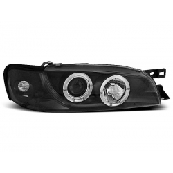 Lampy przednie SUBARU IMPREZA 05.93-10.00 ANGEL EYES BLACK